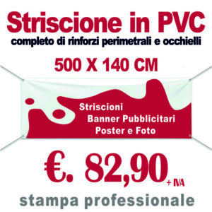 Banner PVC 500 x 140 cm
